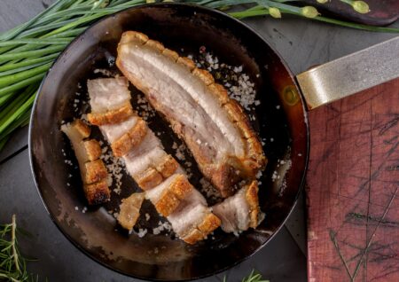 Netted Pork Belly